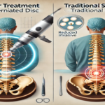 علاج الديسك بالليزر مقارنة بالجراحة التقليدية 1