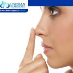 Touching nose after rhinoplasty