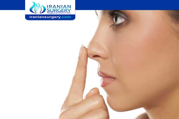 Touching nose after rhinoplasty